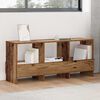 vidaXL Polica za časopise Staro drvo 102 x 30 x 45 cm