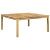 vidaXL Stolić za kavu Bijela 100 x 100,5 x 45 cm Čvrsto drvo akacije
