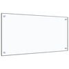 vidaXL Kuhinjska zaštita od prskanja prozirna 80x40 cm kaljeno staklo