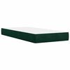 vidaXL Box spring krevet s madracem tamnozeleni 80 x 200 cm bar&scaron;unasti