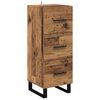 vidaXL Highboard Staro drvo 34,5 x 34 x 180 cm Konstruirano drvo