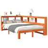 vidaXL Krevet s regalom za knjige bez madraca 120 x 200 cm od borovine