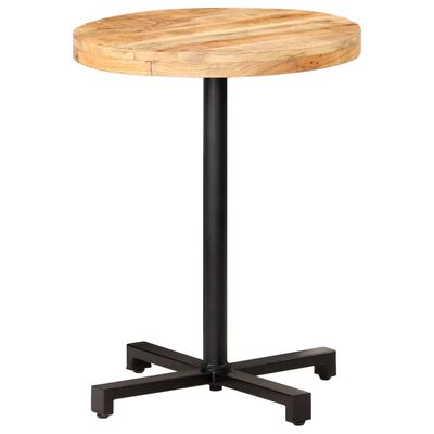 vidaXL Bistro stolić okrugli Ø 60 x 75 cm od grubog drva manga