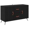 vidaXL Kreveta Crni hrast 100 x 36 x 60 cm Konstruirano drvo