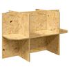 vidaXL Osnovica za terarij Smeđa 80 x 50 x 50 cm OSB