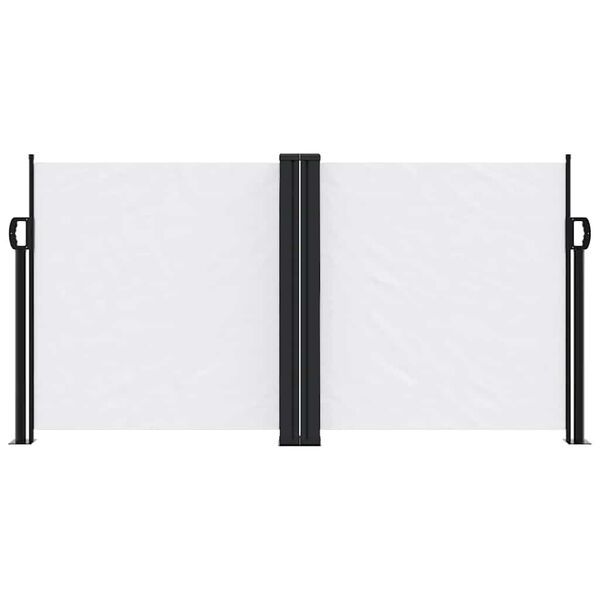 vidaXL Uvlačiva bočna tenda 120 x 600 cm bijela