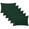 vidaXL Presvlaka za jastuk 6 pcs HEERLEN Tamnozelena 50 x 70 cm Bar&scaron;un