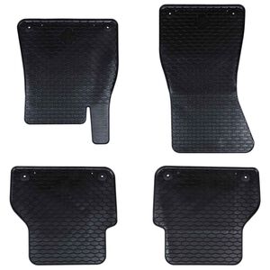 vidaXL Auto tepih 4 pcs Crna prikladno za Audi A6 / A7 2018-2025 4D Aft.