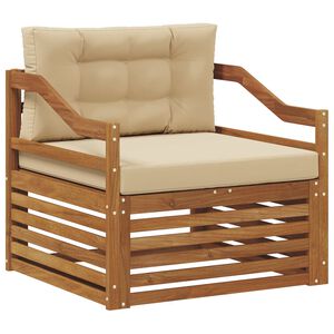 vidaXL Set vanjskih sofa Čvrsto drvo akacije Prirodna