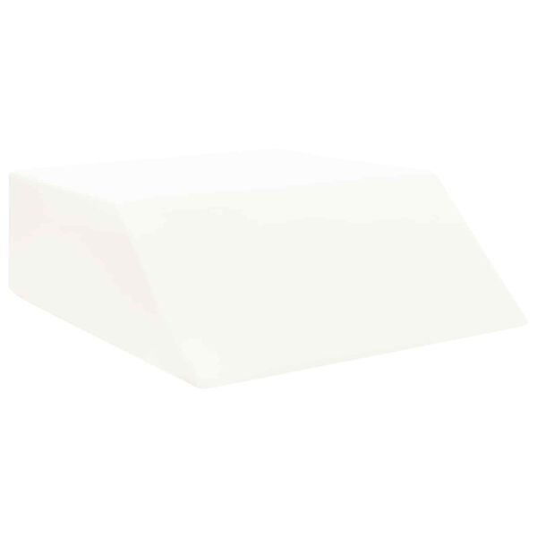 vidaXL Jastučić za noge Jednobojno Bijelo