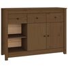 vidaXL Komoda smeđa boja meda 100x35x74 cm od masivne borovine