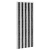 vidaXL Zavjesa protiv insekata Chenille Siva i crna 90 x 220 cm