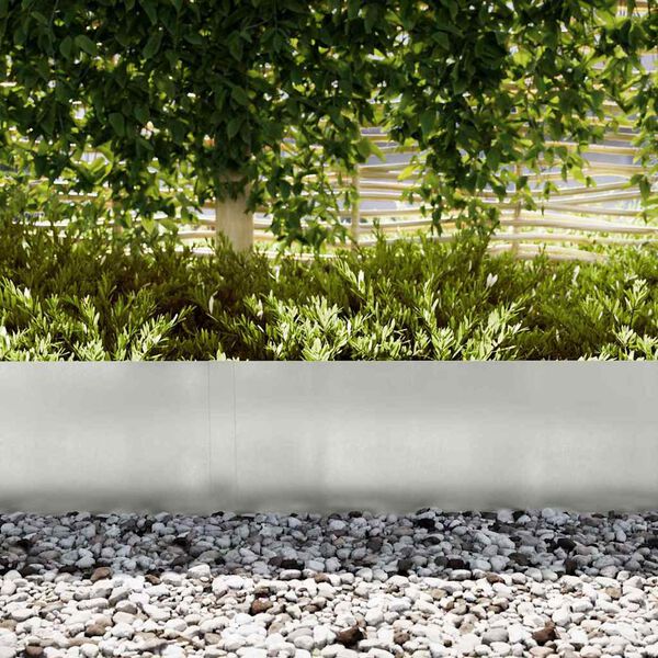 vidaXL Rubnjaci za travnjak 30 pcs Srebrno 100 x 0,5 x 30 cm