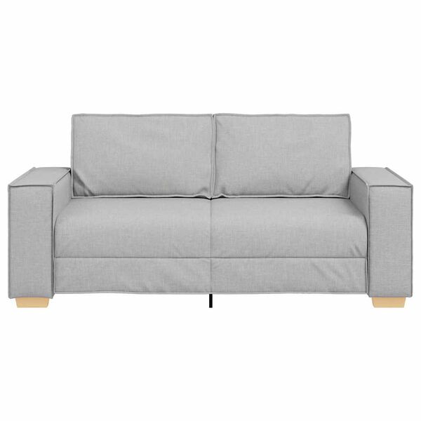 vidaXL Dvosjed Sofa Oblačno Siva 180x78x84 cm Tkanina