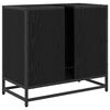 vidaXL Kupaonski ormarić za sudoper Crni hrast 65 x 33 x 60 cm