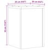 vidaXL Stalci za biljke 2 kom 25x25x35 cm konstruirano drvo