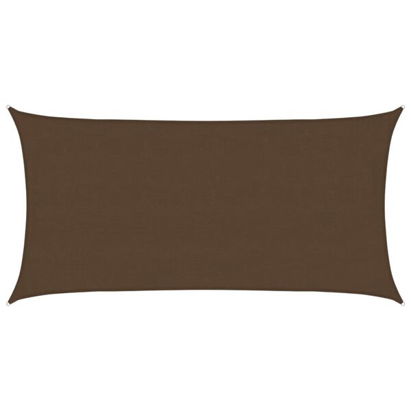 vidaXL Jedro za za&scaron;titu od sunca 160 g/m&sup2; smeđe 4 x 7 m HDPE