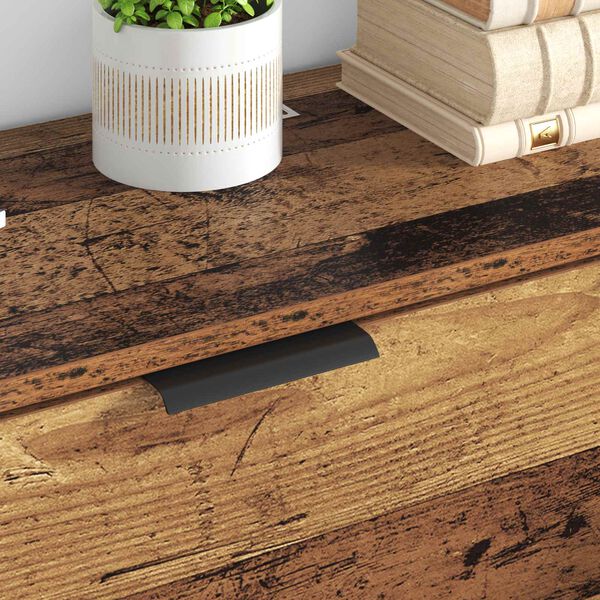 vidaXL Kreveta s ladicama 3 pcs Staro drvo Konstruirano drvo