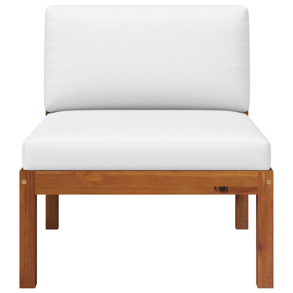 vidaXL Vrtni set za odmor s jastucima, 2 dijela, akacija i uže