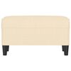 vidaXL Klupa krem 70 x 35 x 41 cm od tkanine