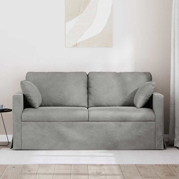 vidaXL Sofa Svijetlo siva