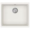 vidaXL Umivaonik Bijelo 530 x 460 mm 80% kvarc i 20% smola