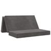 vidaXL Sofa na razvlačenje 140 x 67 x 45 cm Tamnosiva