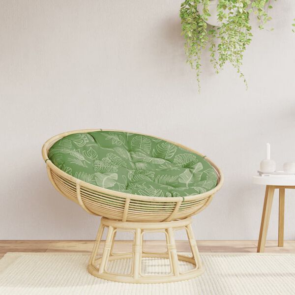 vidaXL Okrugli jastuk s uzorkom li&scaron;ća &Oslash; 100 x 11 cm od tkanine Oxford