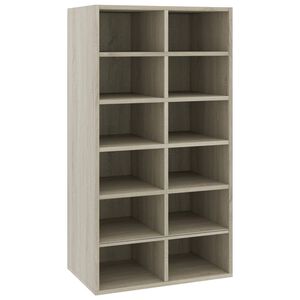 vidaXL Stalak za cipele boja hrasta 54x34x100,5 cm konstruirano drvo