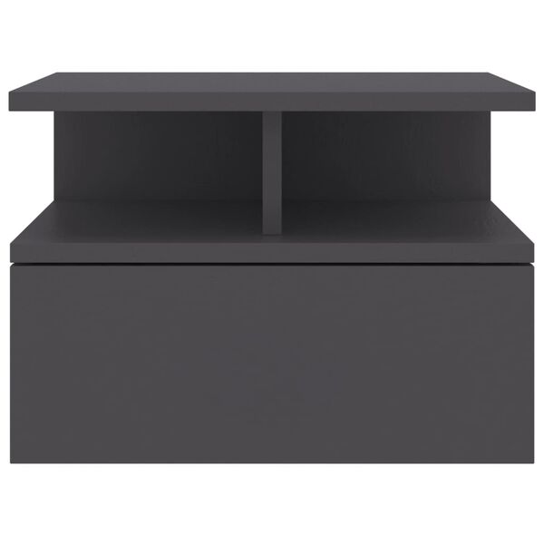 vidaXL Viseći noćni ormarići 2 kom sivi 40x31x27 cm konstruirano drvo