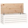 vidaXL Kutija za pohranu bijela 89 x 36,5 x 33 cm od masivne borovine