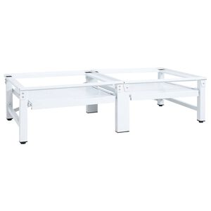 vidaXL Postolje za perilicu i su&scaron;ilicu rublja s policama na izvlačenje