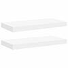 vidaXL Plutajuće zidne police 2 kom bijele 50 x 23,5 x 3,8 cm MDF