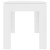 vidaXL stol Bijelo Iverica