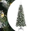vidaXL Umjetno božićno drvce Zelena 180 cm PVC, plastika i čelik
