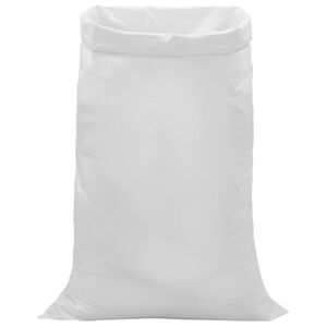 vidaXL Tkanine vreće 10 kom. Bijela 100 x 150 cm PP