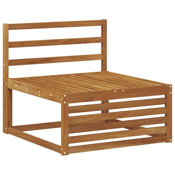 vidaXL Set vanjskih sofa 7 pcs Prirodna Čvrsto drvo akacije