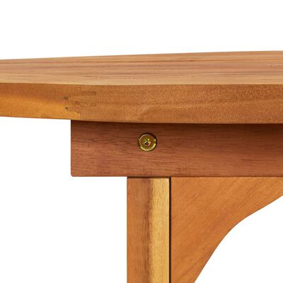 vidaXL Vrtni blagovaonski stol 280 x 90 x 75 cm masivno bagremovo drvo