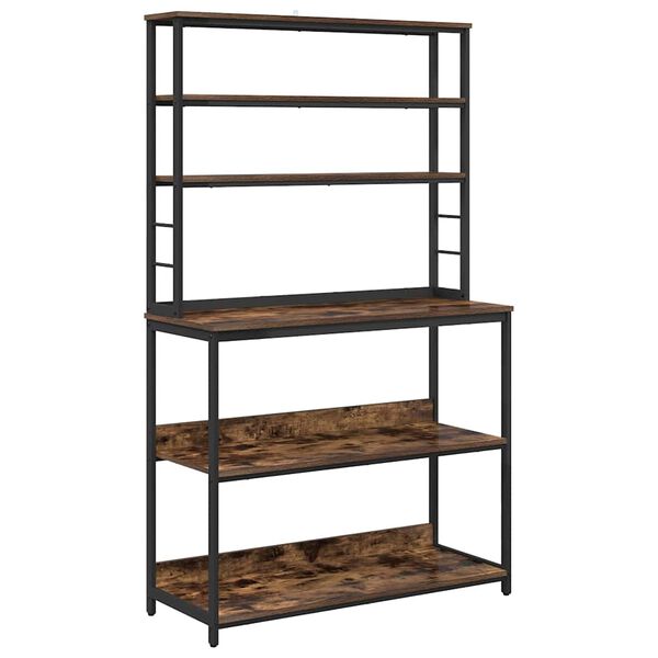 vidaXL Kuhinjska polica Dimljeni hrast 100 x 40 x 168 cm