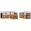 vidaXL Setovi sofa 6 pcs Čvrsto drvo akacije