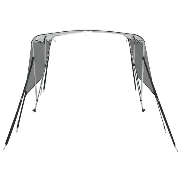 vidaXL Tenda bimini s 3 luka i mrežastim zidovima 183x(137-152)x137 cm