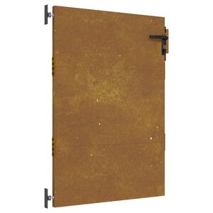 vidaXL Vrtna vrata 85 x 125 cm od čelika COR-TEN