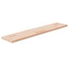vidaXL Daska za police 100x20x2,5 cm neobrađena masivna hrastovina
