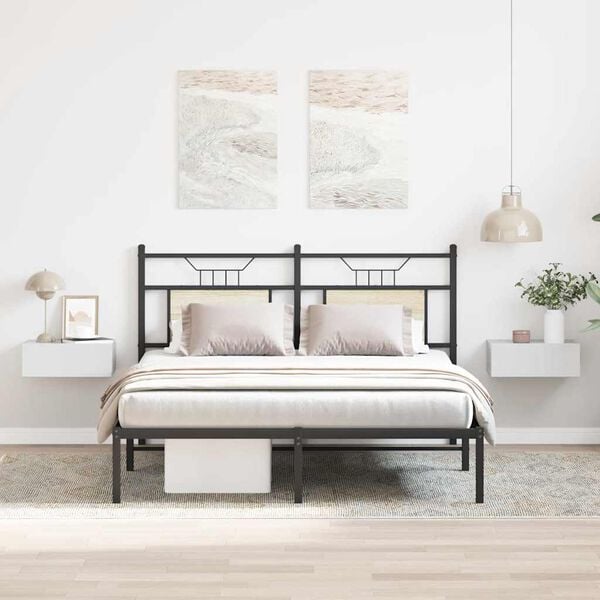 vidaXL Viseći noćni ormarići 2 kom sjajni 40x30x15cm konstruirano drvo