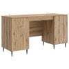 vidaXL Stol Hrast artisan Konstruirano drvo 142,5 x 50 x 75 cm