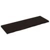 vidaXL Zidna polica tamnosmeđa 120x40x(2-4) cm od obrađene hrastovine
