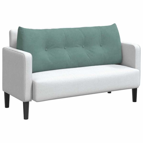 vidaXL Jastuk za leđa Morska zelena 120 x 24 x 50 cm Bar&scaron;un