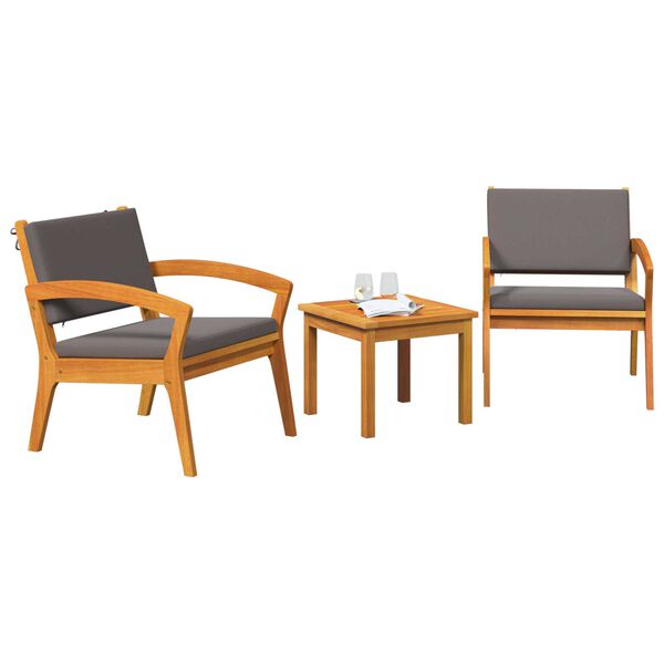vidaXL Bistro set Smeđa 45 x 45 x 38cm Čvrsto drvo akacije