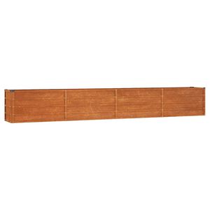vidaXL Povi&scaron;ena vrtna gredica boja hrđe 320 x 40 x 45 cm čelik COR-TEN