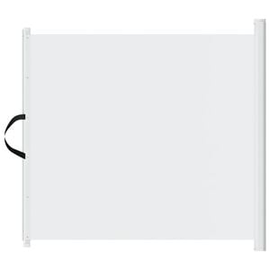 vidaXL Uvlačiva vrata za kućne ljubimce bijela 82,5 x 125 cm